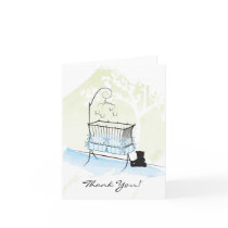 Baby Shower Thank You - Blue Card