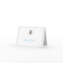 Baby Shower Thank You - Blue Greeting Card