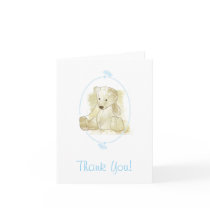 Baby Shower Thank You - Blue Greeting Cards