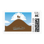 Baby Shower thank you blue Postage Stamp