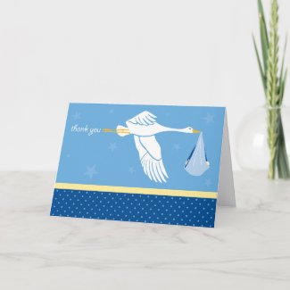 Baby Shower Thank You Card card