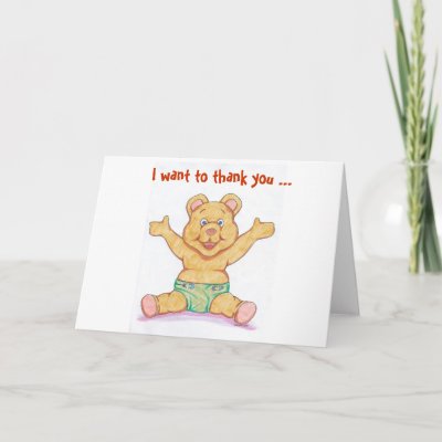 Photo Baby   Cards on Baby Shower Thank You Card By