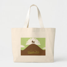 Baby Shower Thank You Green Tote Bags