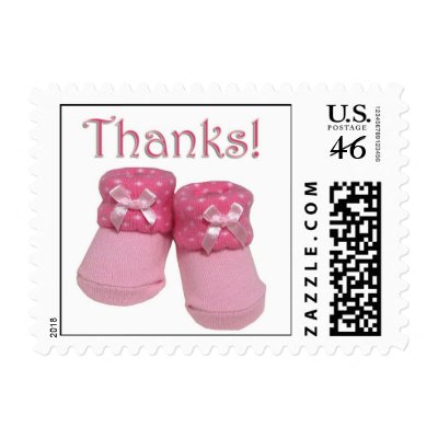 Baby shower thank you stamps by perfectpostage