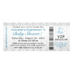Baby Shower Ticket Invitations, Boy invitations