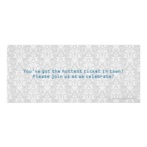 Baby Shower Ticket Invitations, Boy