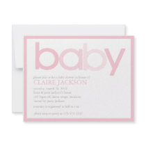 Baby Shower (Today's Best Award) Personalized Announcement