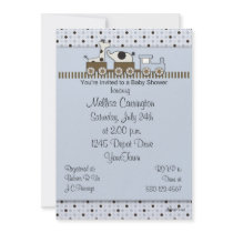 Baby Shower Train Invitation