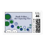 Baby Shower - Twin Boys Postage