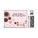 Baby Shower - Twin Girls postage