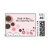 Baby Shower - Twin Girls Postage