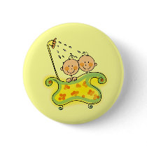 Baby shower (twins) pin