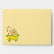 Baby shower (twins) envelopes