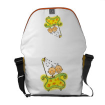 baby shower, twins commuter bags