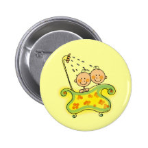 Baby shower (twins) pin