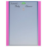 Baby Shower Umbrella Letter head Customized Letterhead
