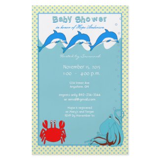 Baby Shower Under the Sea Oh Joy A Baby Boy flyer