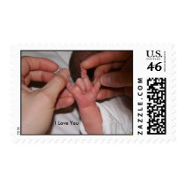 Baby Sign Language - I Love You postage by SLGreetings Baby Sign Language - I Love You postage