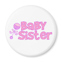Baby Sister magnets