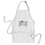 BABY SKELETON Skull and Crossbones Apron