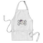 baby skull and crossbones apron
