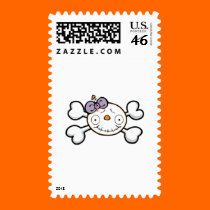 baby skull and crossbones stamps