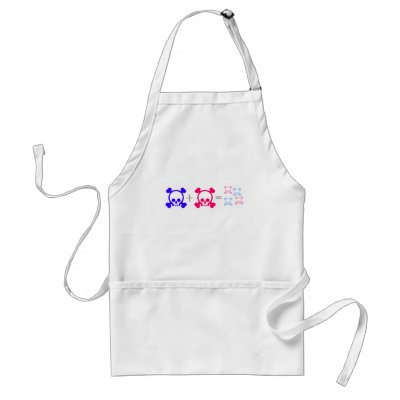 baby skulls apron by shopaholicchick