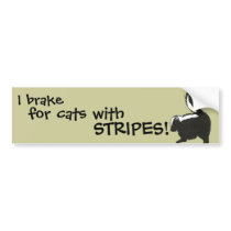 Baby Skunk Bumper Sticker bumper stickers