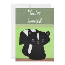 Baby Skunk Invitation