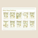 Baby Sleep Positions Poster posters