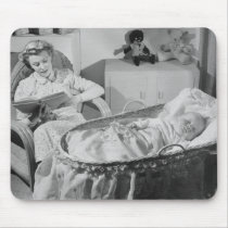 Baby Sleeps Mousepad