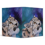 Baby Snow Leopard Binder