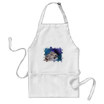 Baby Snow Leopard Bubbles Apron