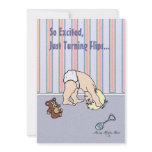 Baby Somersault Baby Invitation