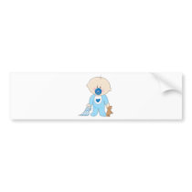 Baby Soother Boy Bumper Sticker
