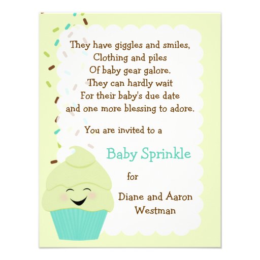 Baby Sprinkle Gender Neutral Invitation