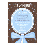 Baby Sprinkle Invitation -- Baby Boy Shower