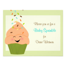 Baby Sprinkle Invitation in Gender Neutral Brights