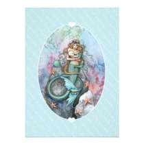 Baby Sprinkle Invites Mermaid and Baby invitations