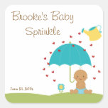 Baby Sprinkle Shower Favor Tag Sticker