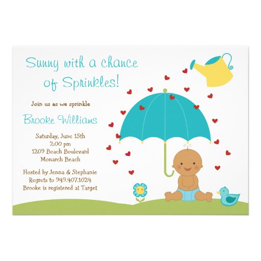 Baby Sprinkle Shower Invitation