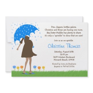 Baby Sprinkle Shower Invitation for Baby Boy