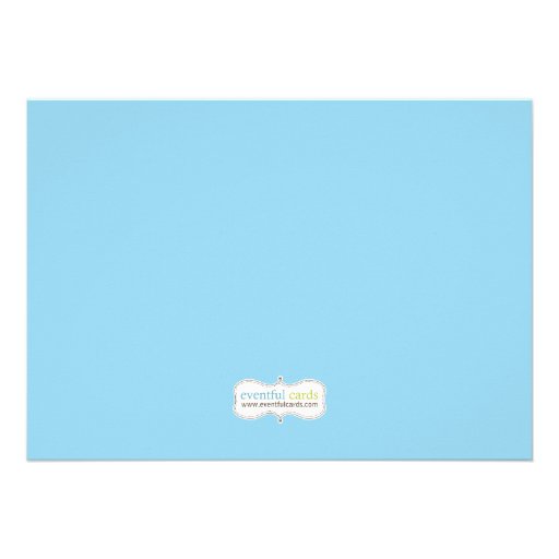 Baby Sprinkle Shower Invitation for Boy
