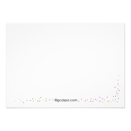 Baby Sprinkle Shower Invitation with Pink Cupcake