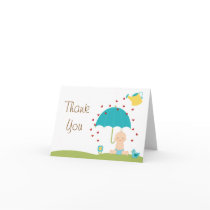Baby Sprinkle Shower Thank You Card