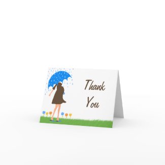 Baby Sprinkle Shower Thank You Card zazzle_card