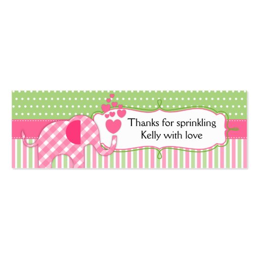 Baby Sprinkles Baby Shower Thank You Tags Business Cards