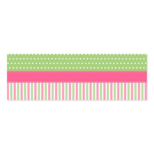 Baby Sprinkles Baby Shower Thank You Tags Business Cards (back side)