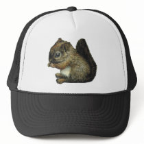 baby squirrel trucker hats
