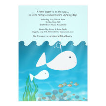 Baby Squirt Baby Shower Invitation